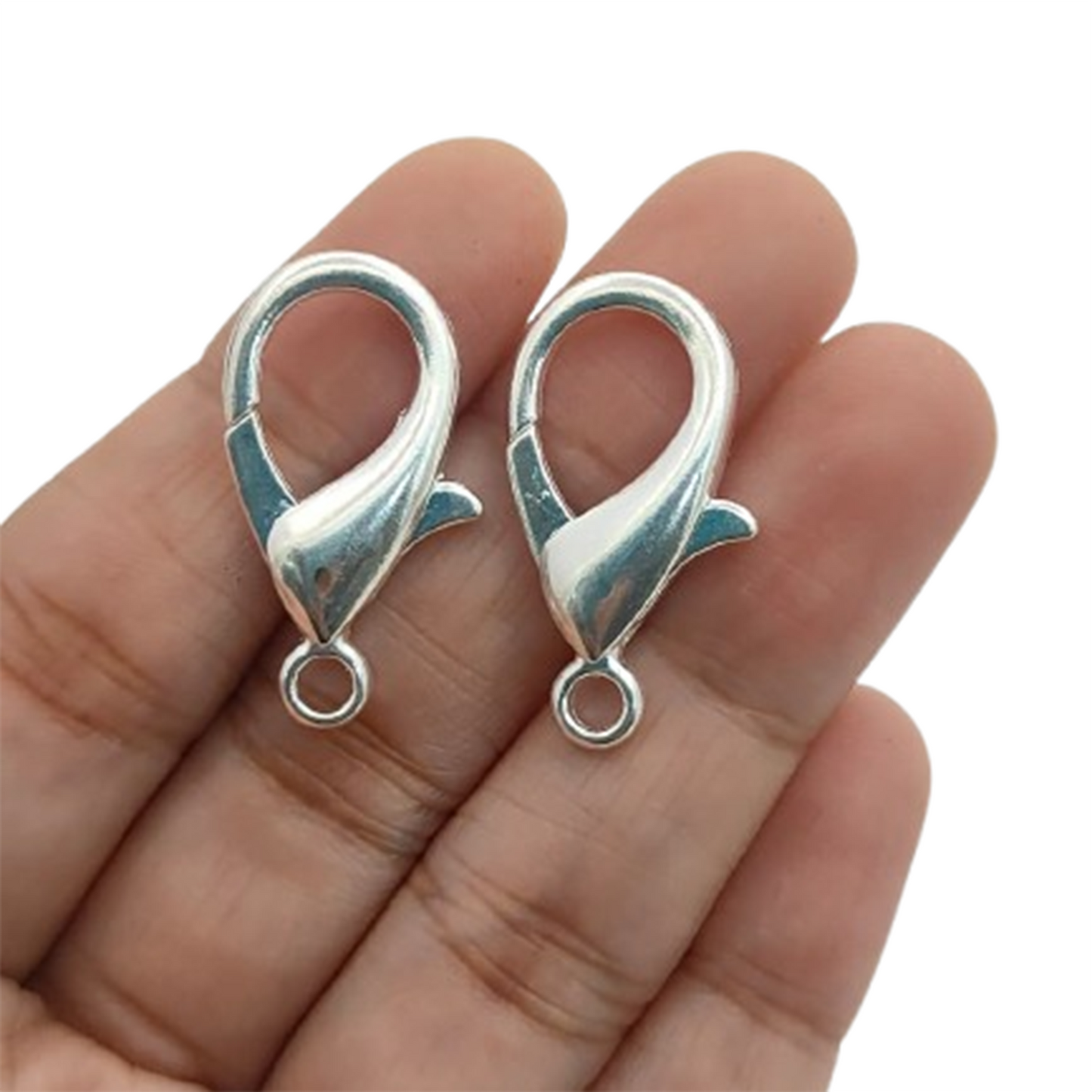 Metal Lobster Claw Clasps for Keychains Big Lobster Connectors for Jewelry Making, Crafting, and Designer Handmade Accessories- Selling By 5 Pcs Set