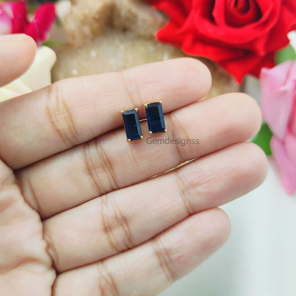 Elevate Your Style with Sapphire Stud Earrings