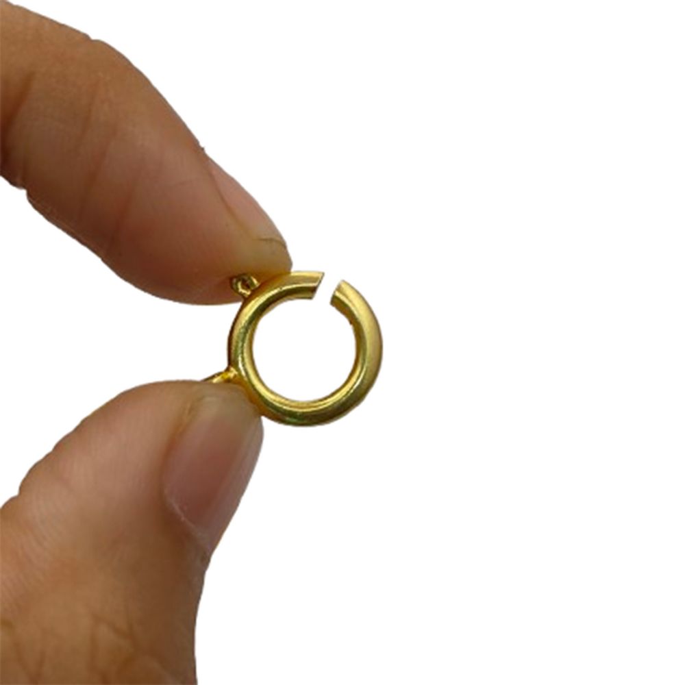 Antique Brass Spring Ring Clasps Gold/Silver Plated Jewelry Findings Bracelet Clasps Set- Selling 5 Piece Set