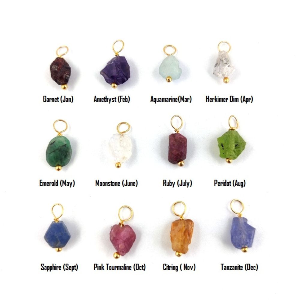 Minimalist Raw Stone Pendant for Necklace