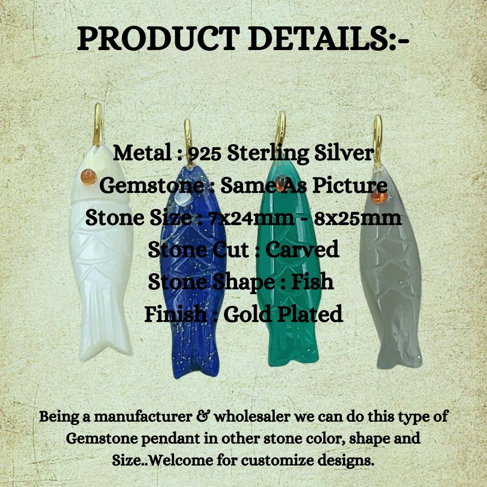 Sterling silver nautical fish charm for jewelry making