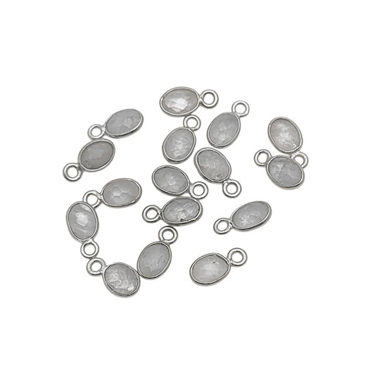 925 Sterling Silver Rainbow Moonstone Pendant