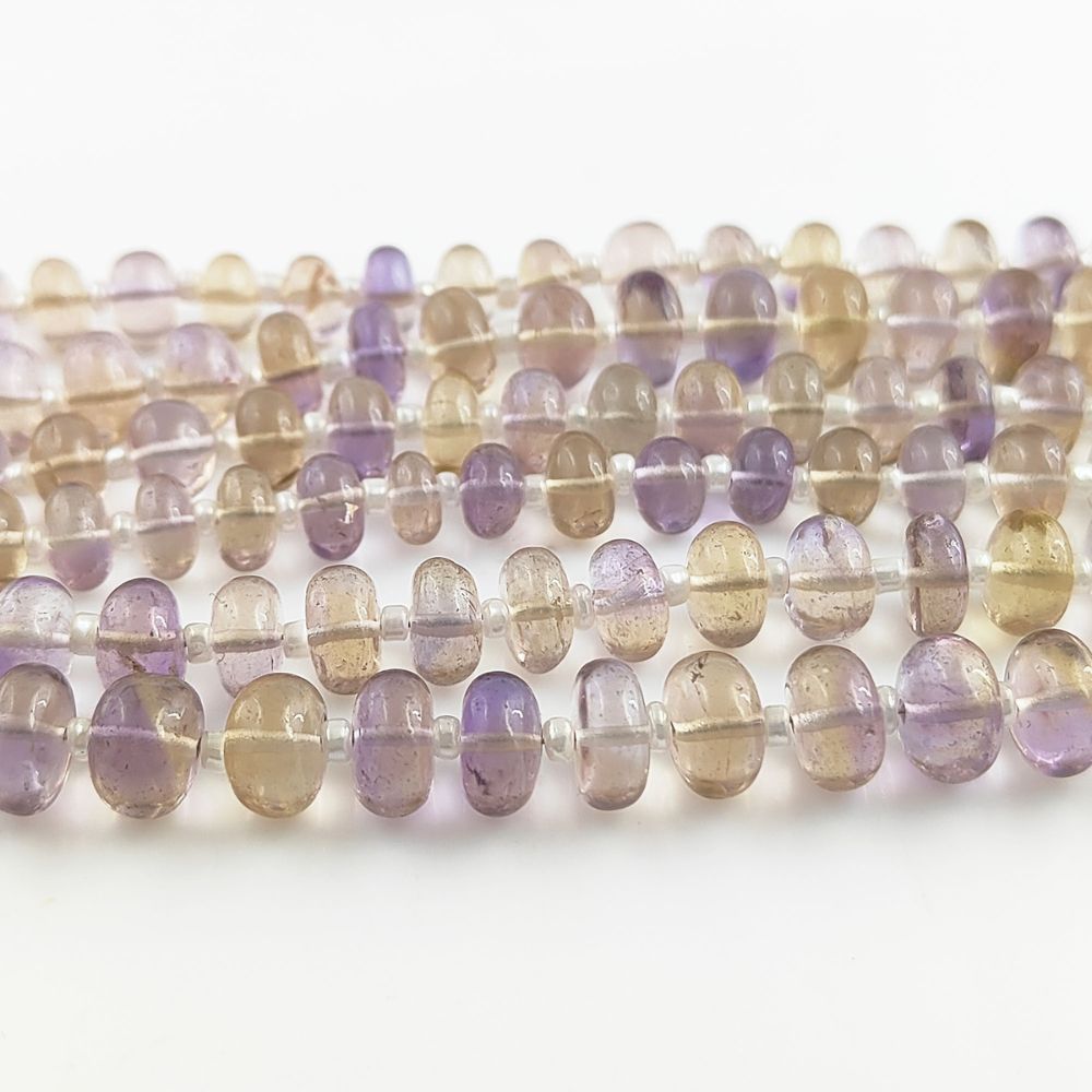 Genuine Ametrine Gemstone Strands – Elegant & Unique