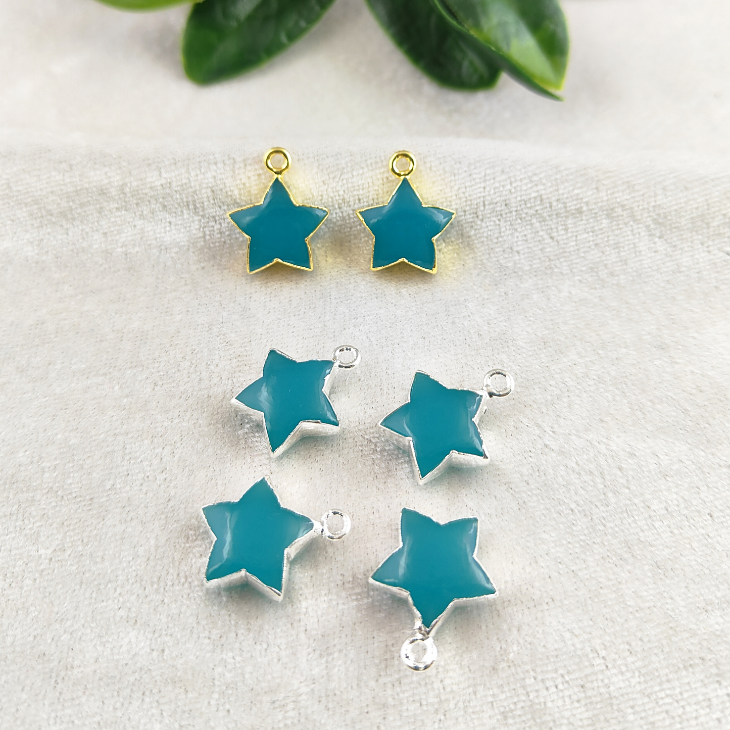 aqua-chalcedony-star-pendant-14mm-gold-electroplated