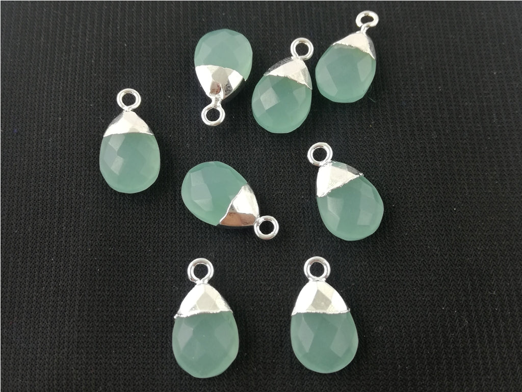 Handcrafted faceted gemstone charm – ideal for DIY jewelry projects