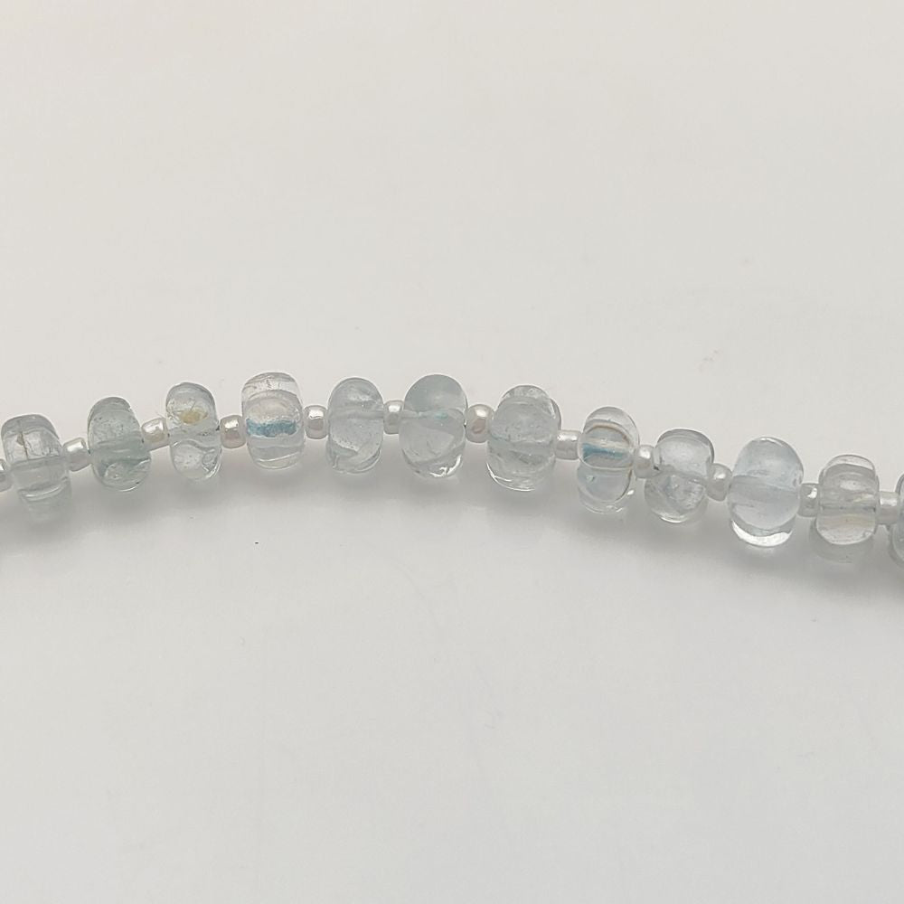 Aquamarine Carved Pumpkin Beads Natural Gemstones for Craft & Beading Projects