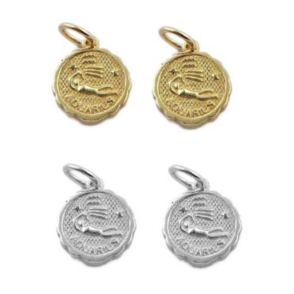 Antique Silver & Gold Plated Charm