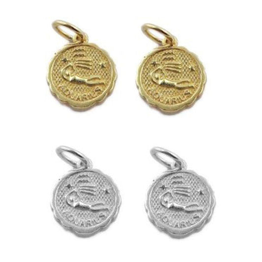 Aquarius Zodiac Pendant