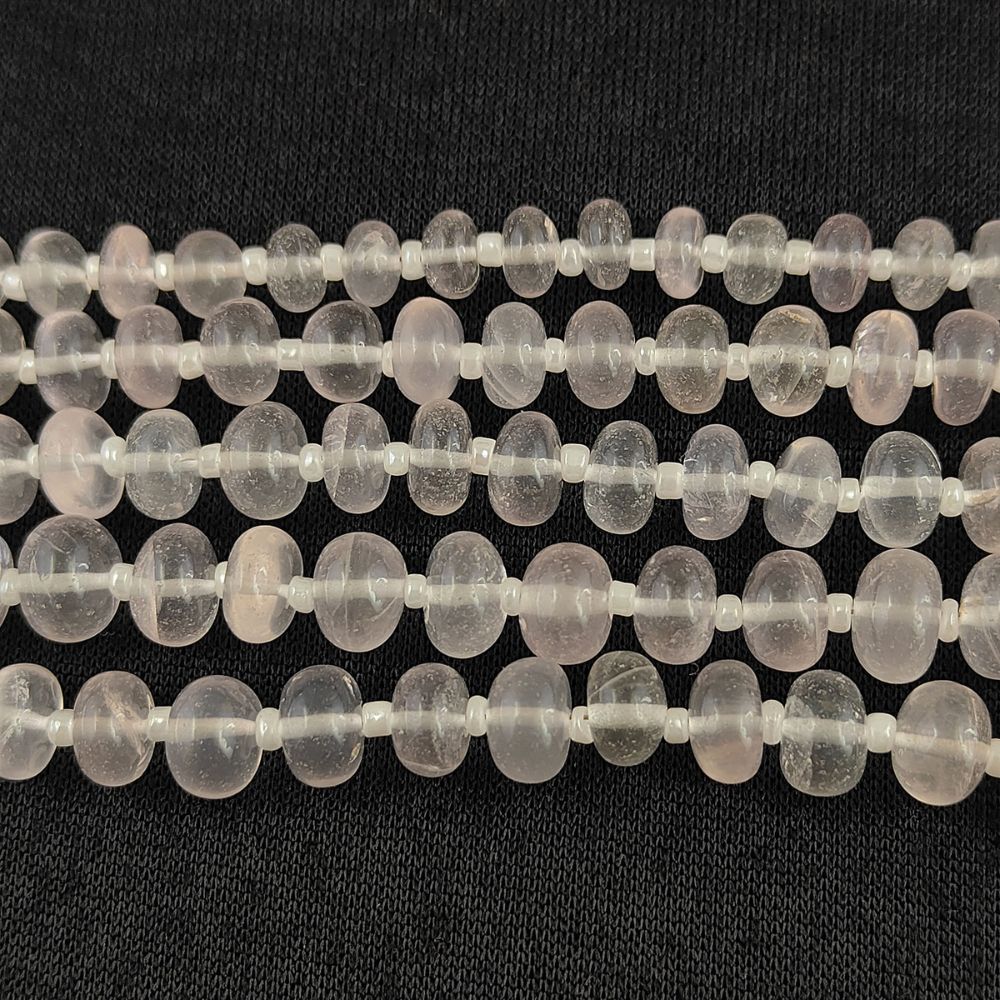 Natural Rose Quartz Gemstone Strand – Perfect for Jewelry Making