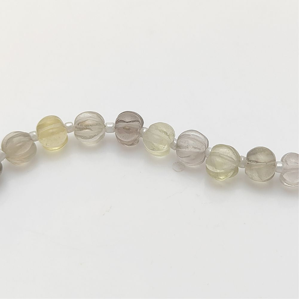 Carved Bio Lemon Quartz Beads Natural Pumpkin Cut Gemstones for Jewelry Designers