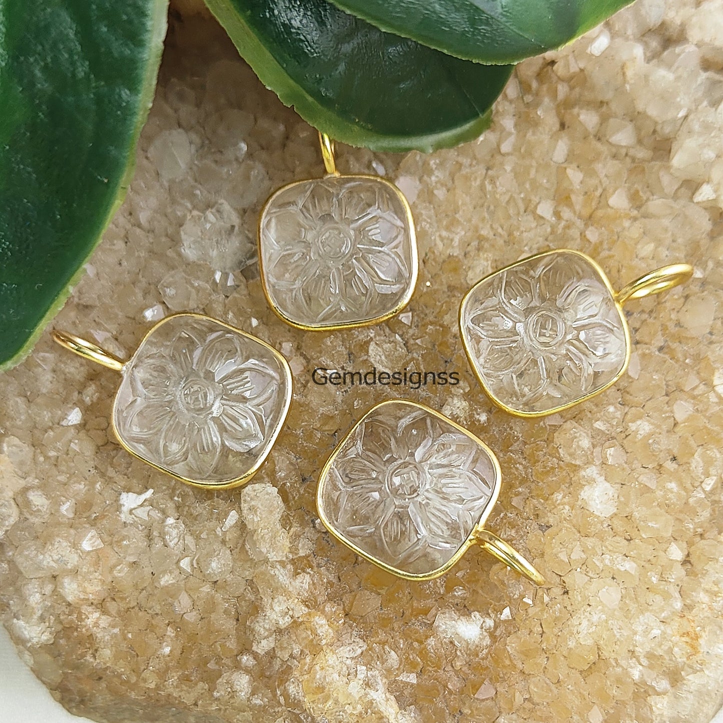 Pink Tourmaline Gemstone Charm