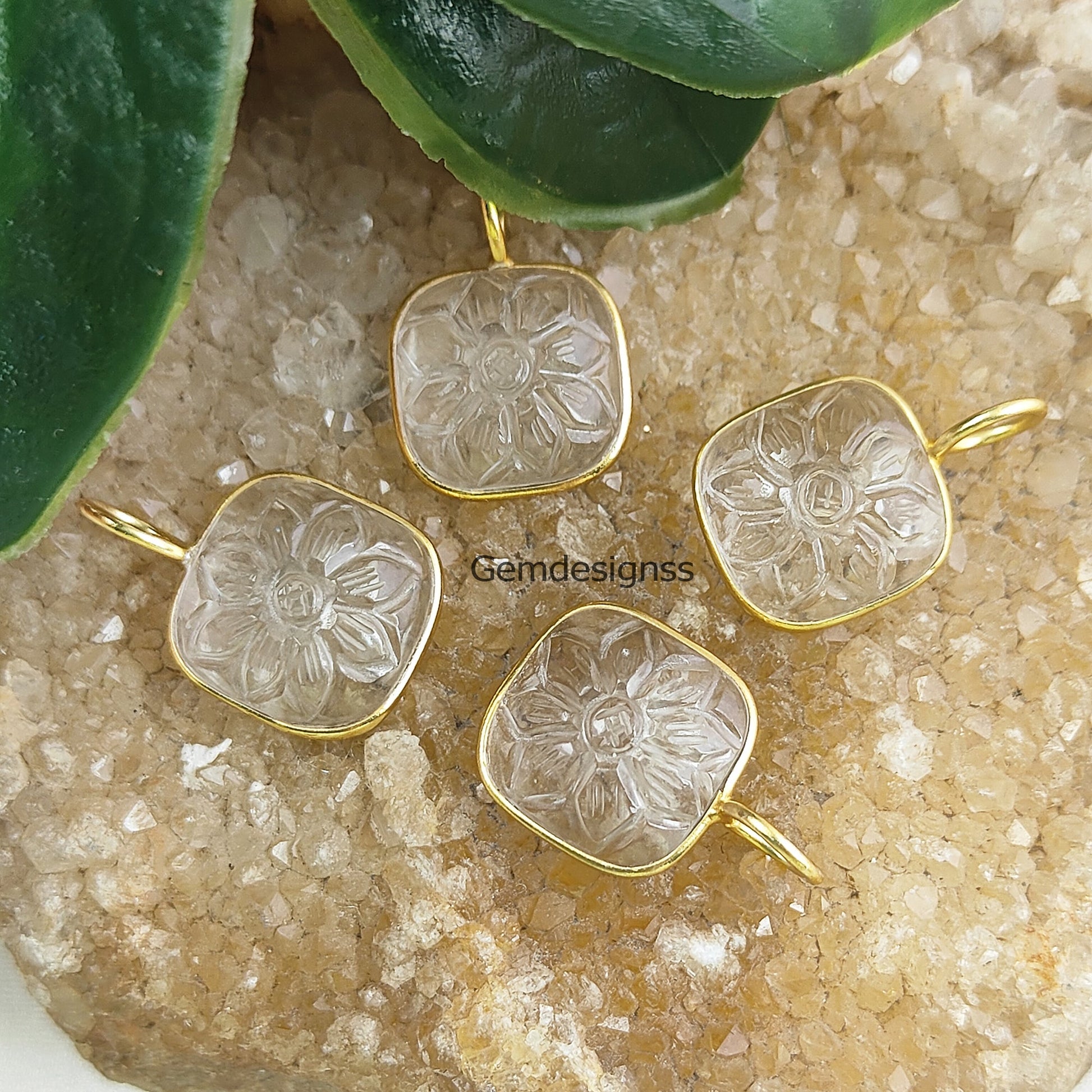 Pink Tourmaline Gemstone Charm