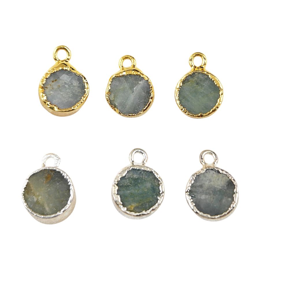 Gold Plated Aquamarine Jewelry Gift