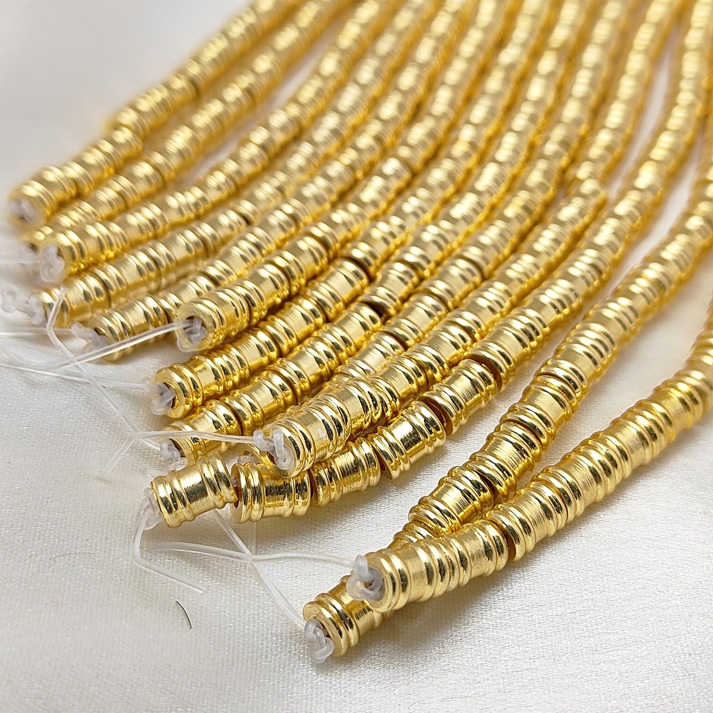 Gold Plated Spacer Beads