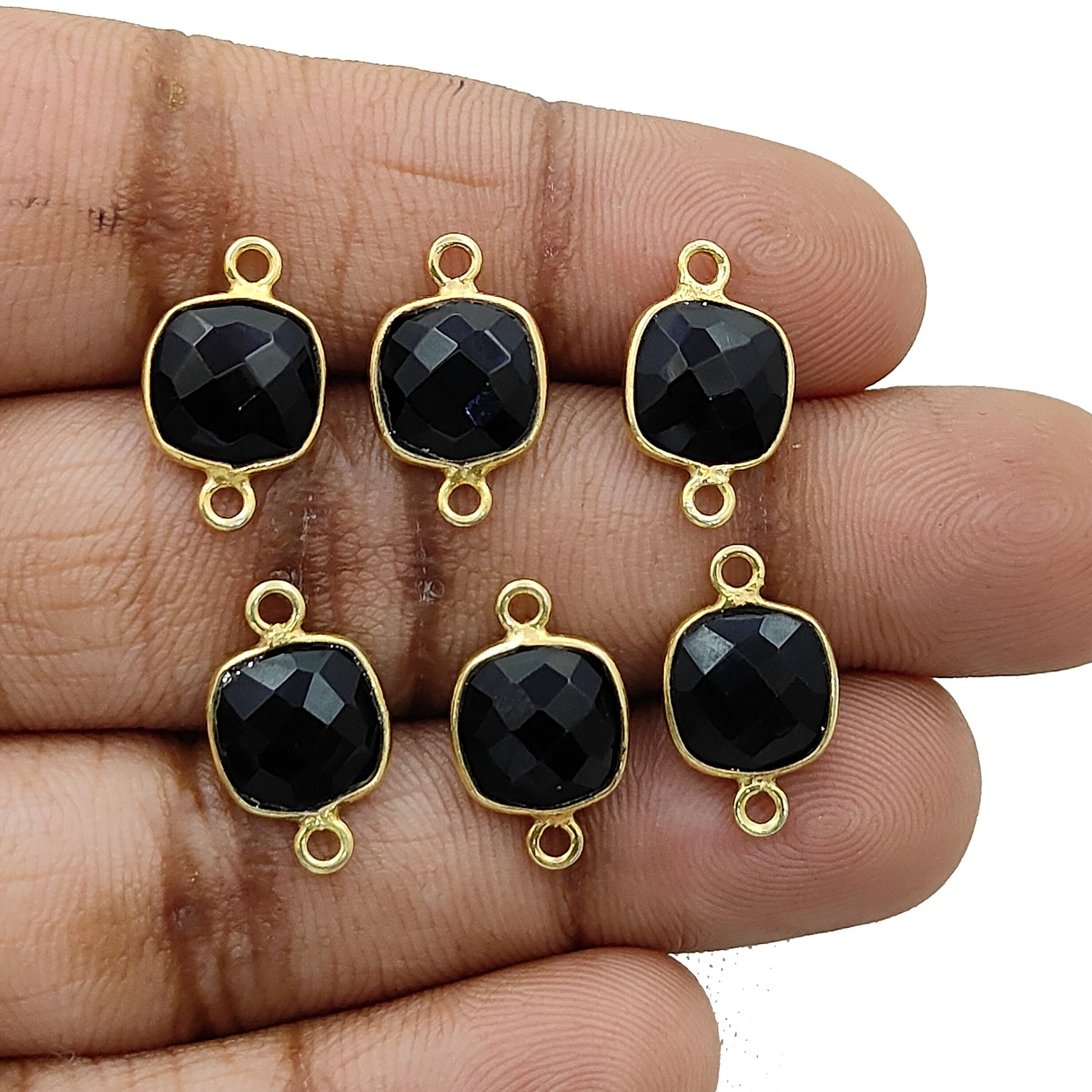 Faceted Black Onyx