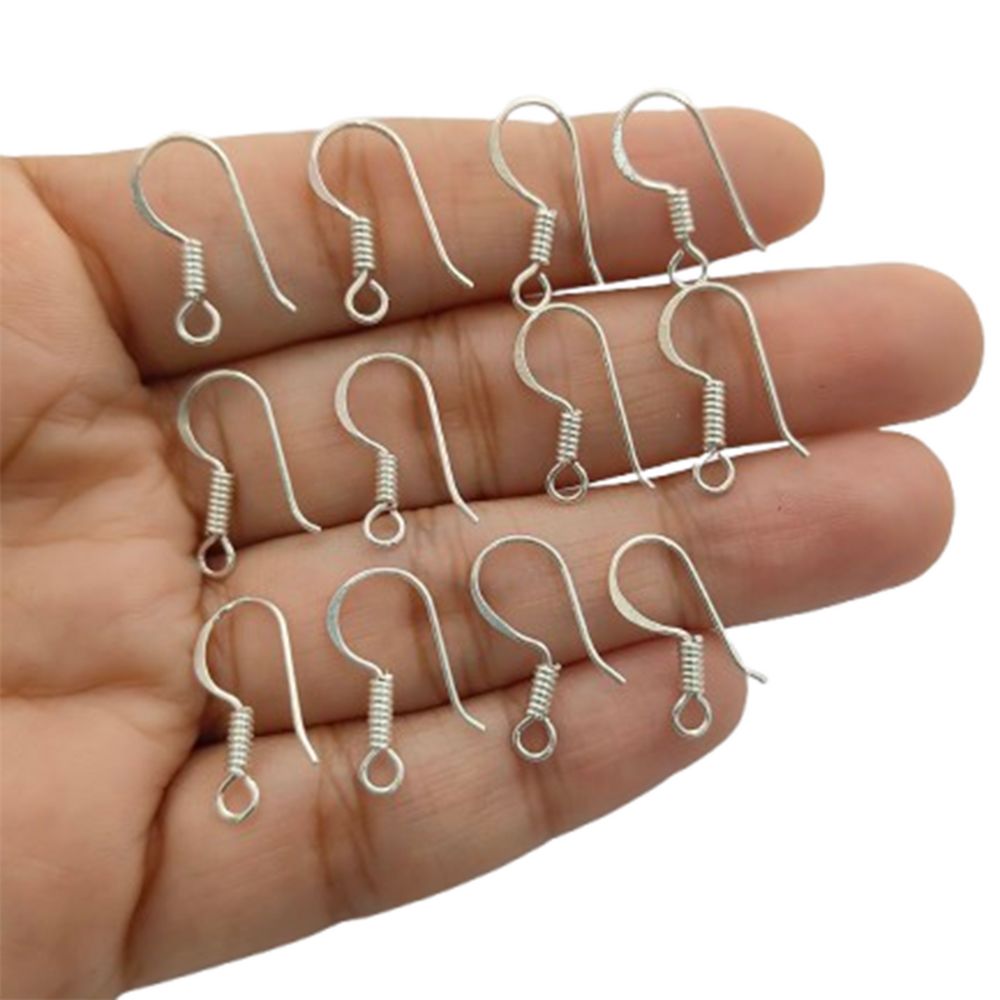French Hook Earring Wires Gold Plated, Waterproof Silver Ear Wires for DIY Jewelry, Crafts & Handmade Designs Great Gift for Jewelry Makers