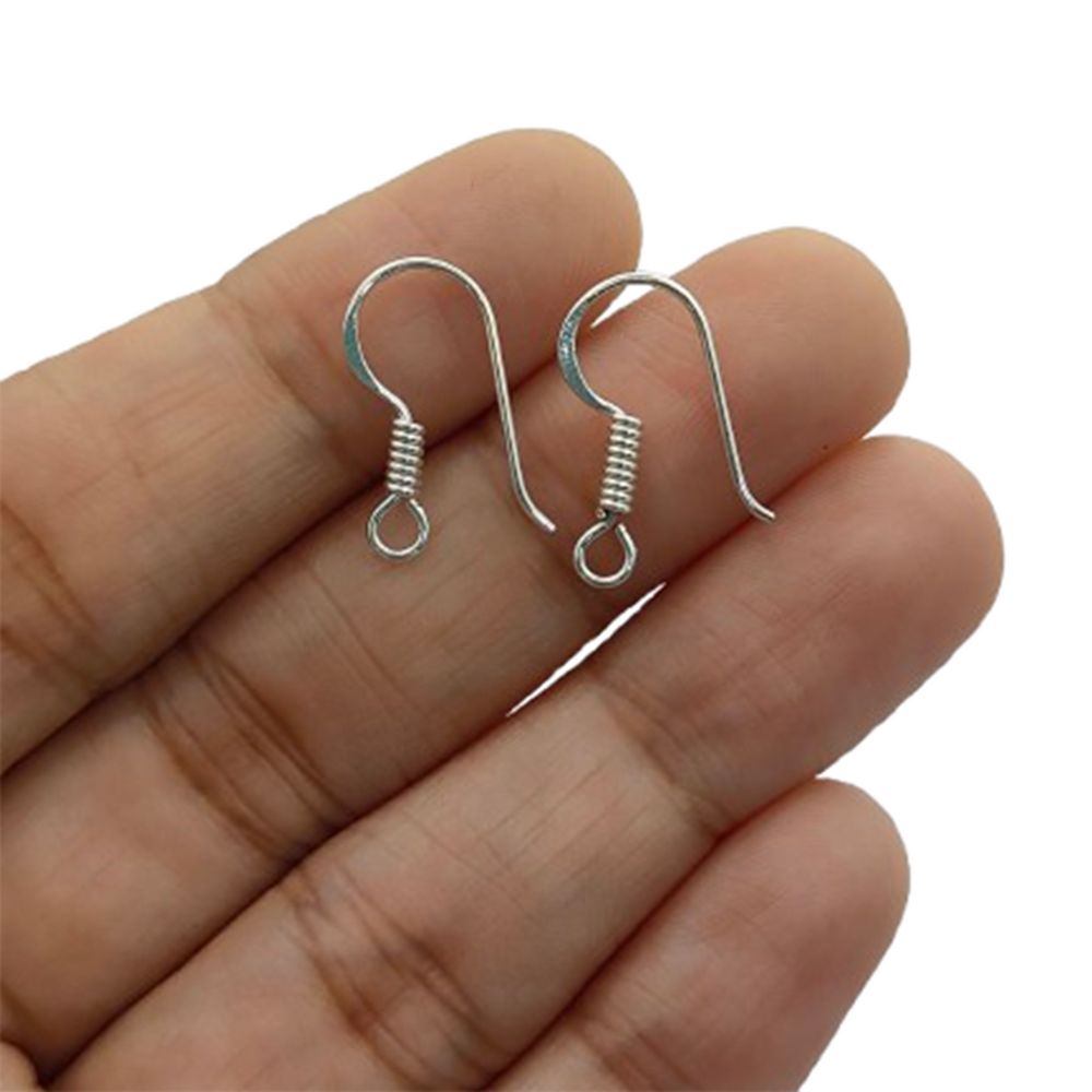 French Hook Earring Wires Gold Plated, Waterproof Silver Ear Wires for DIY Jewelry, Crafts & Handmade Designs Great Gift for Jewelry Makers