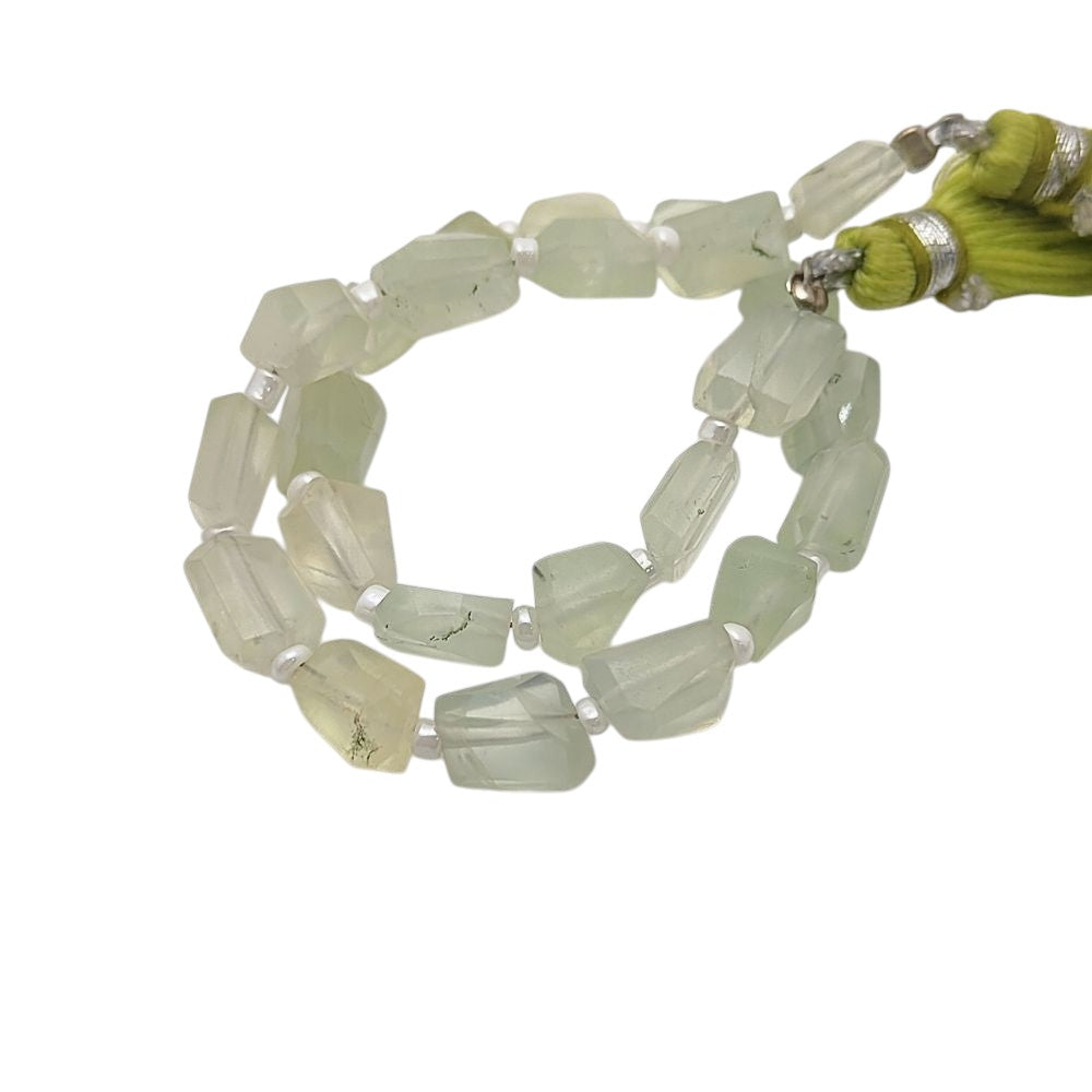 Genuine Green Prehnite Nugget Shape Beads 5-12 mm Gemstone Bead For DIY Jewelry Making For Bracelets & Necklaces