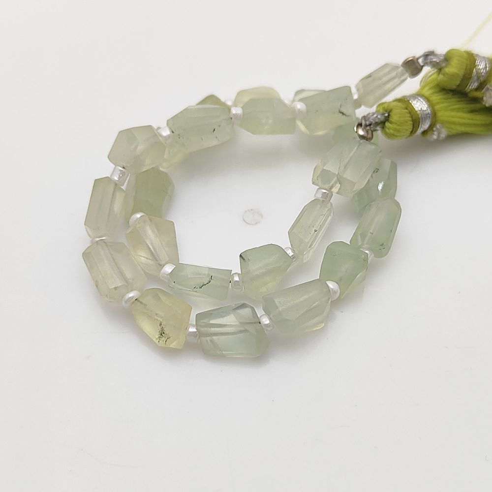 Genuine Green Prehnite Nugget Shape Beads 5-12 mm Gemstone Bead For DIY Jewelry Making For Bracelets & Necklaces
