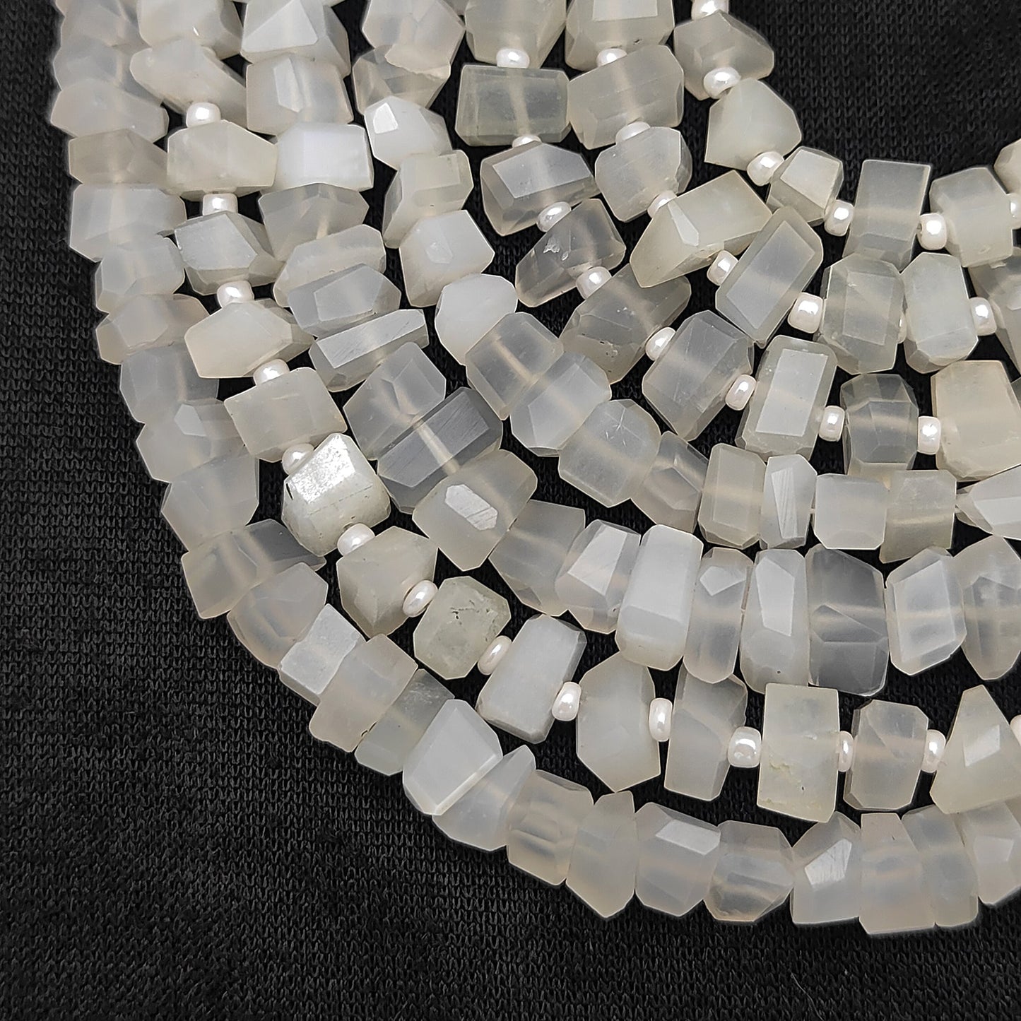 Genuine Moonstone Chips – Ideal for Elegant DIY Jewelry