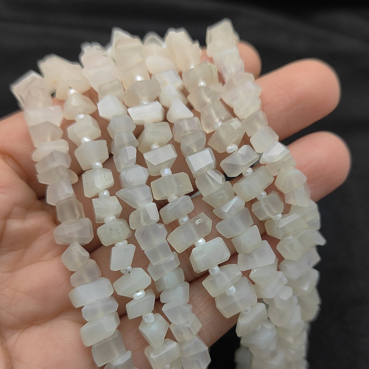 White Moonstone Chip Beads – Create Elegant Jewelry Designs
