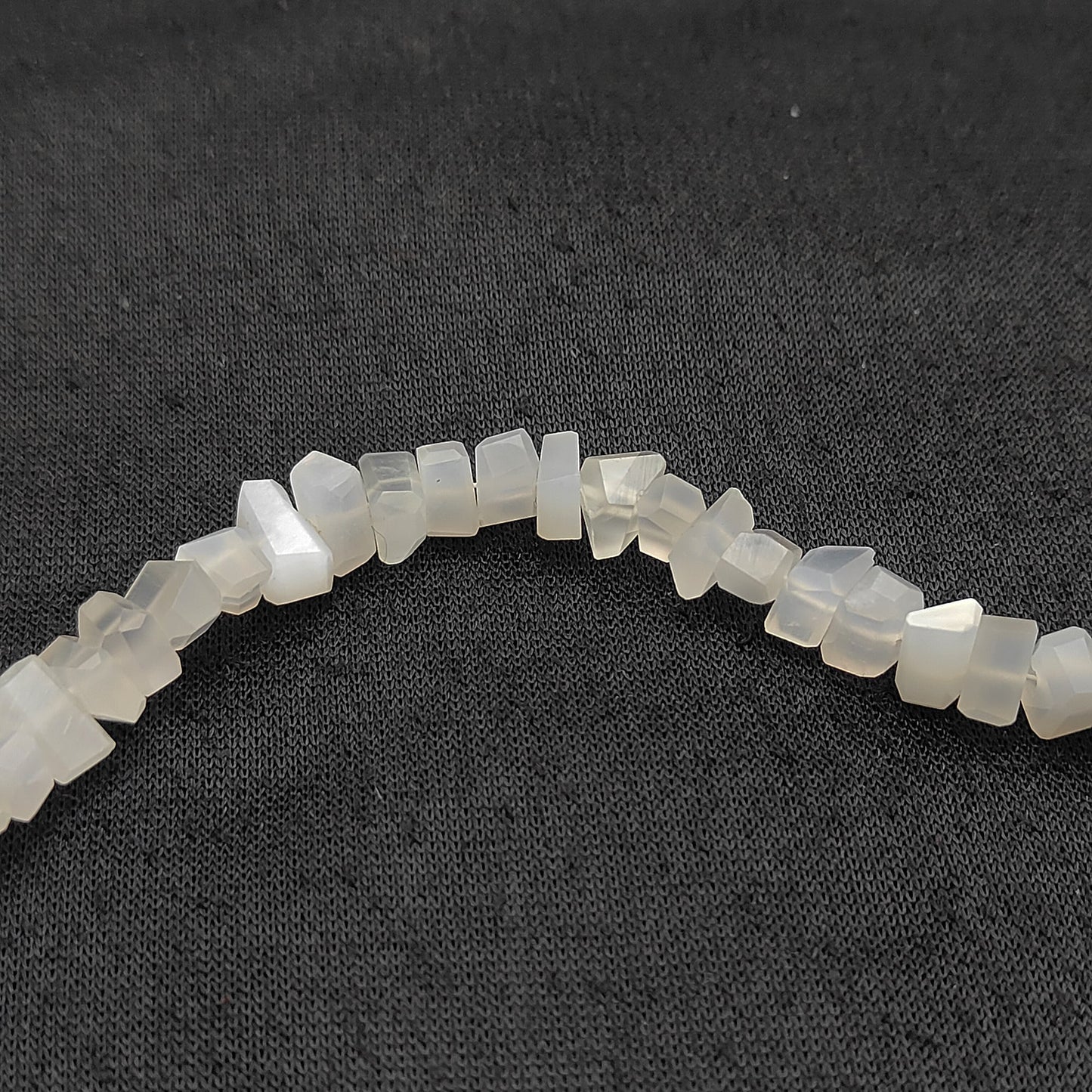 Loose White Moonstone Nuggets – Soft Glow Gemstone Beads