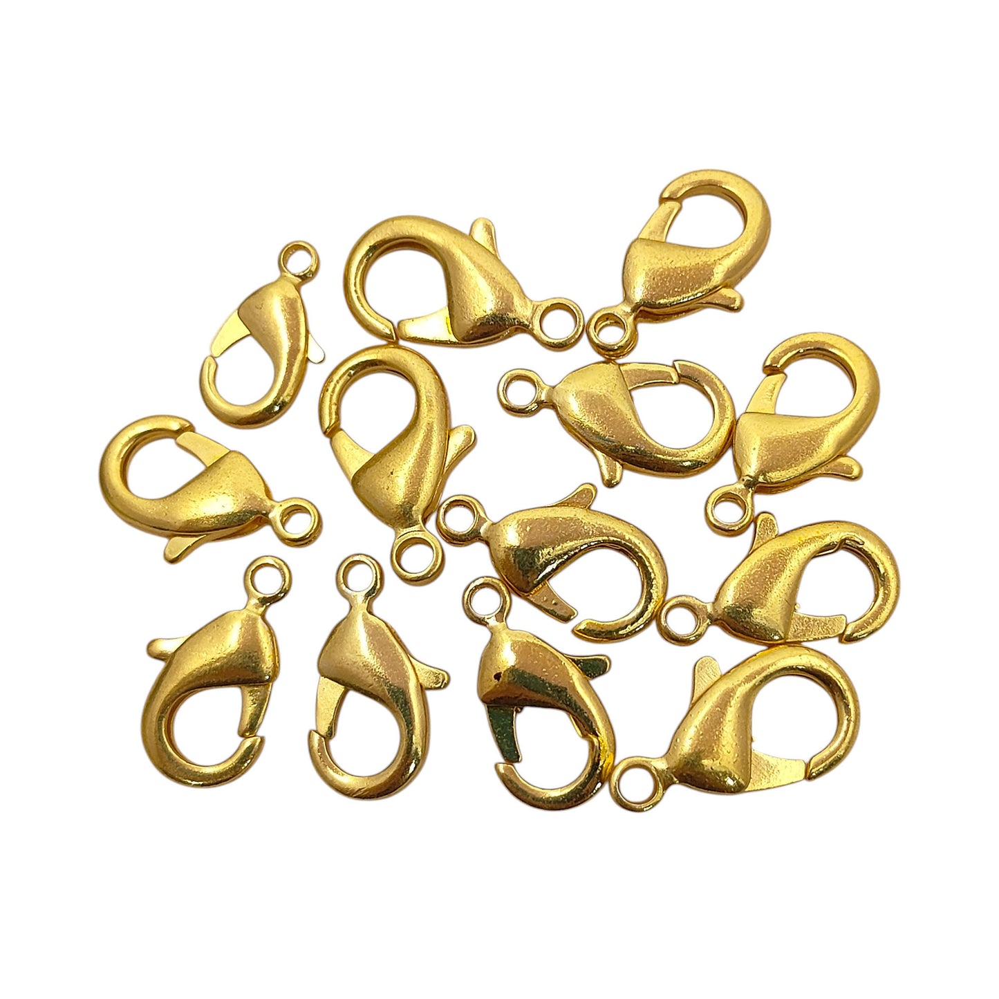 Gold Plated Lobster Clasps in Multiple Sizes DIY Jewelry Making Components, Metal Jewelry Findings for Necklaces, Bracelets & Craft Projects – Selling 5pc Lot