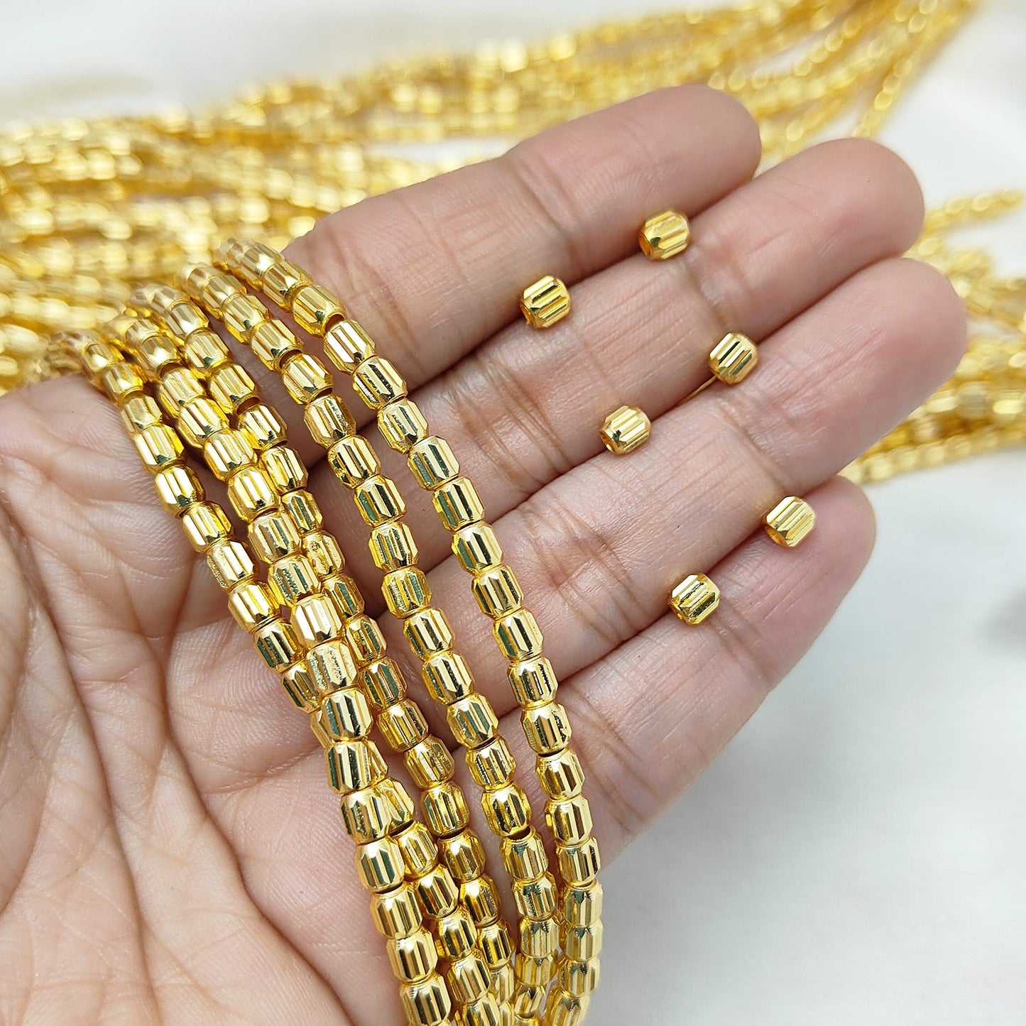 Elegant Gold Spacer Beads