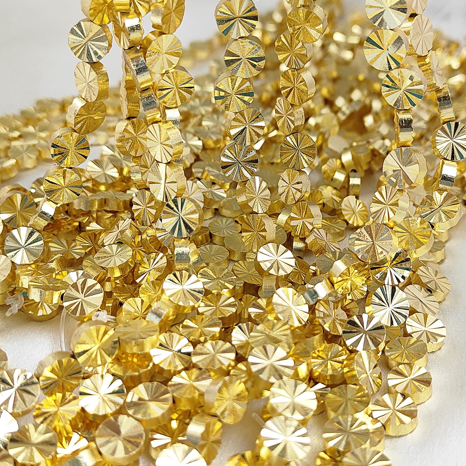 Flower beads with dual holes for DIY jewelry crafting
