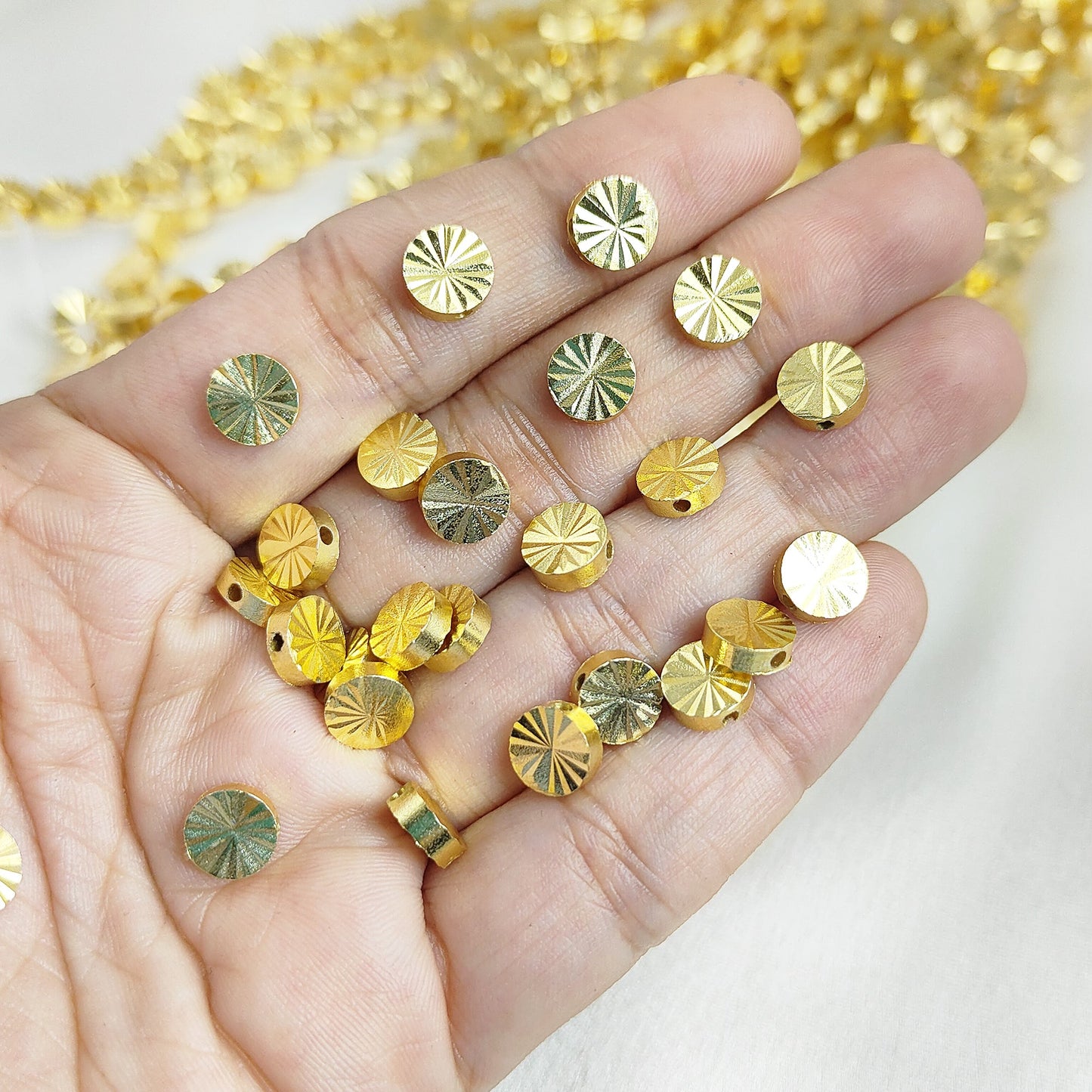 Gold Plated Brass Spacers