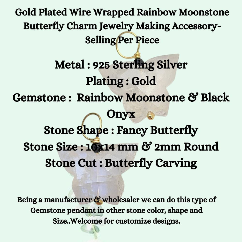 Gold Plated Wire Wrapped Pendant