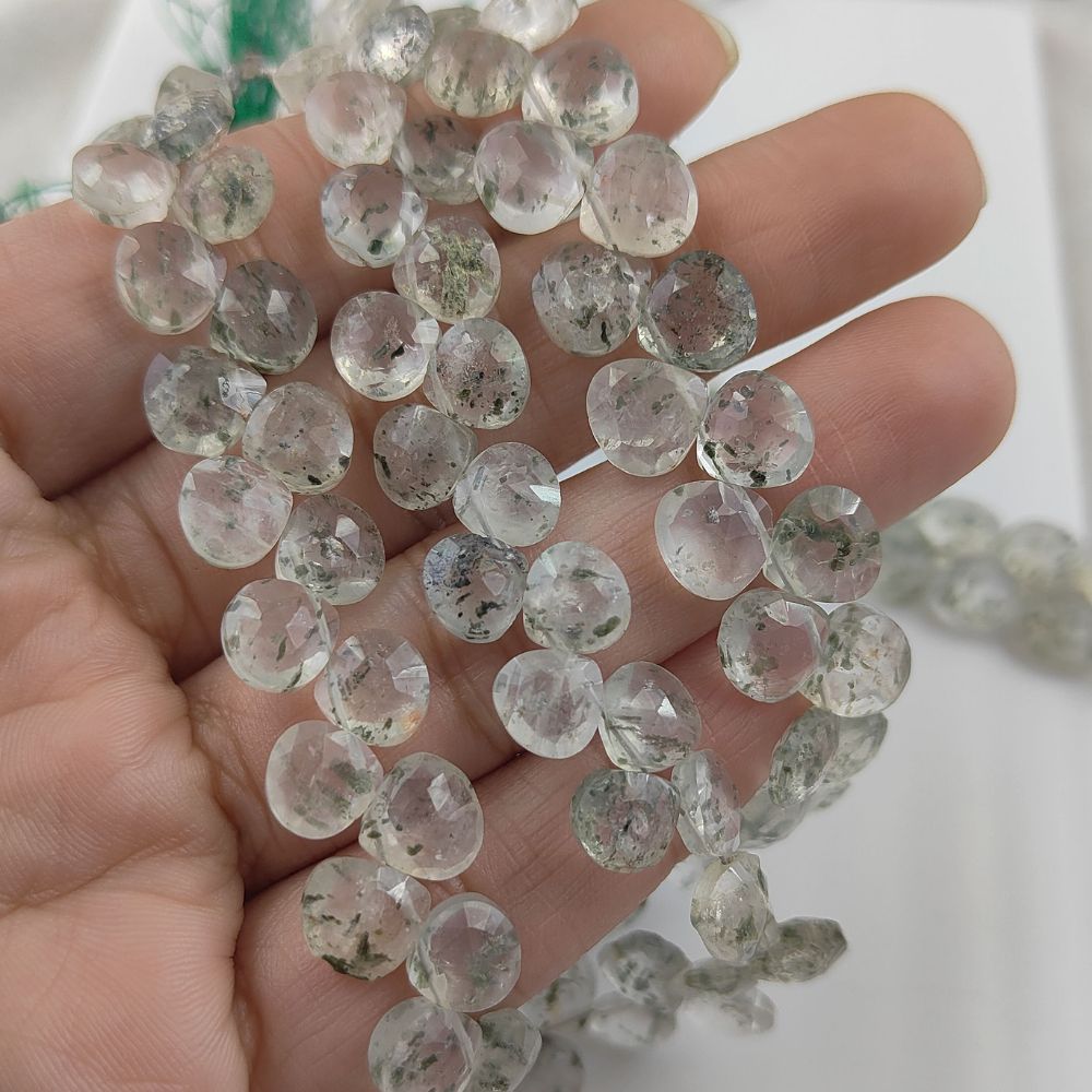 Create Beautiful Jewelry with Green Dot Heart Natural Gemstone Beads