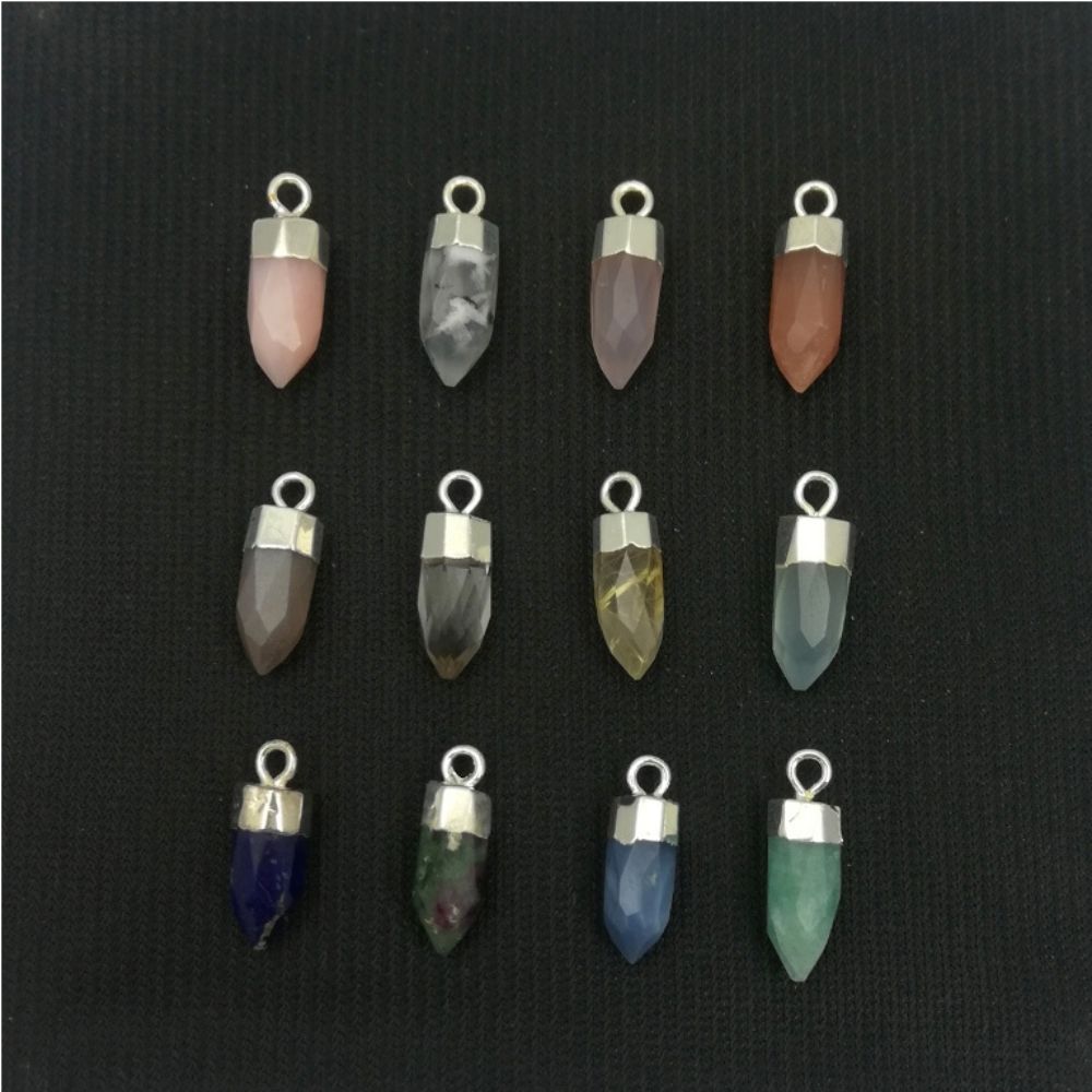 Create Stunning Necklaces & Earrings with This Natural Crystal Point Pendant