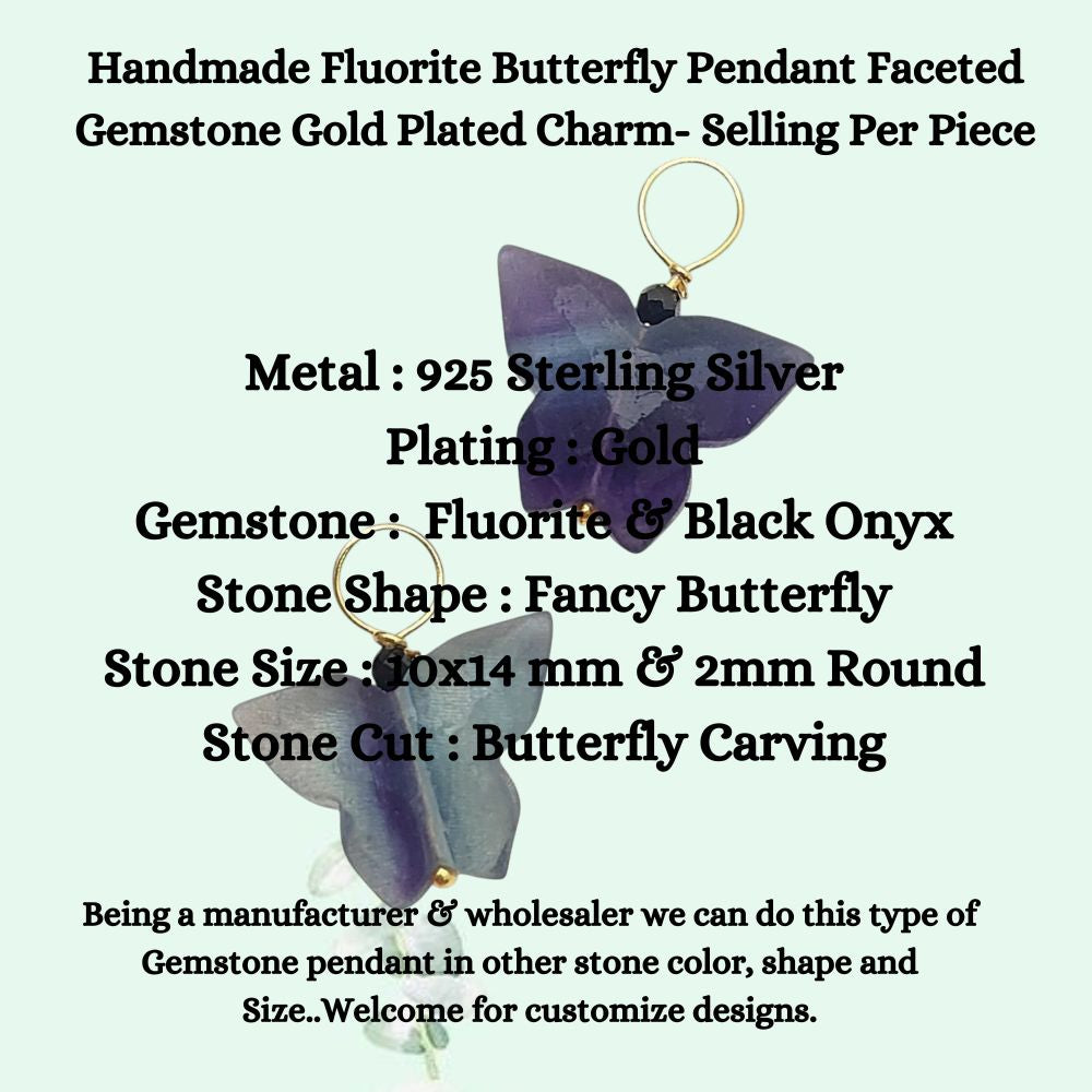Faceted Gemstone Charm