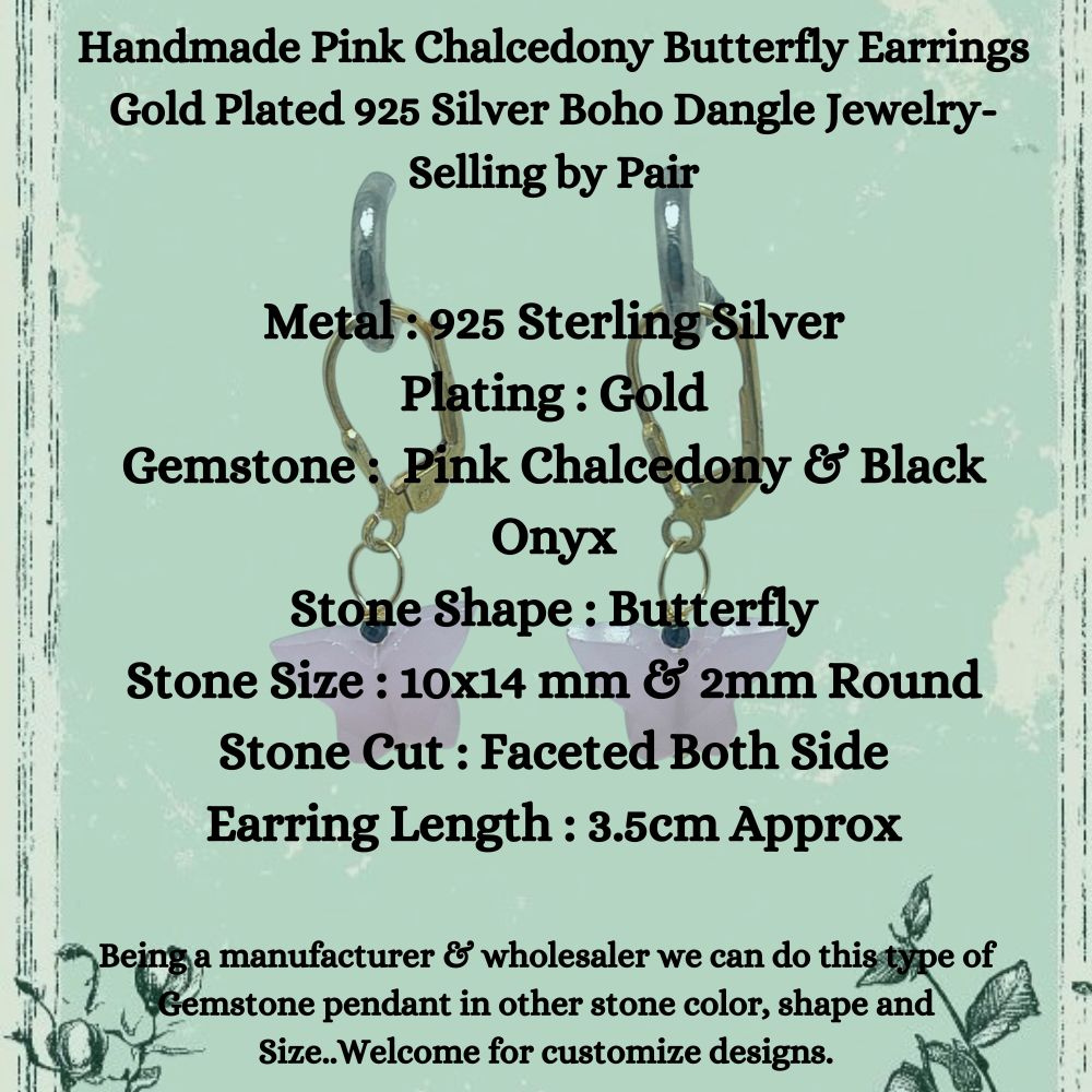 Handmade Boho Butterfly Jewelry
