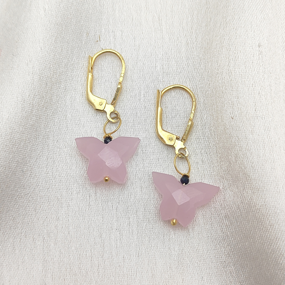 Handcarved Pink Chalcedony Gemstone