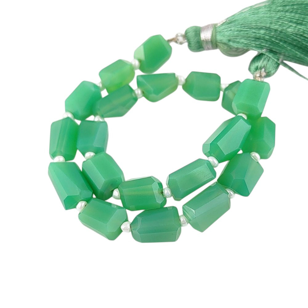 High-Quality Chrysoprase Beads Faceted Nugget 5-12mm for Custom Handmade Jewelry for DIY Earrings & Bracelets