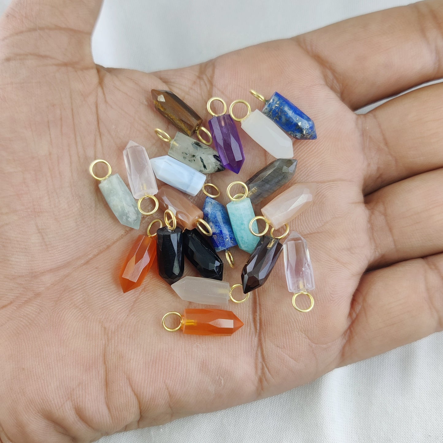 Handmade Minimalist Gemstone Pendant