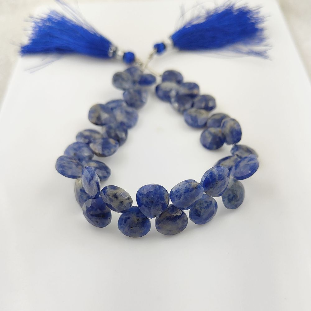 Lapis Lazuli Heart Gemstones – Faceted Beads for Timeless Jewelry Pieces
