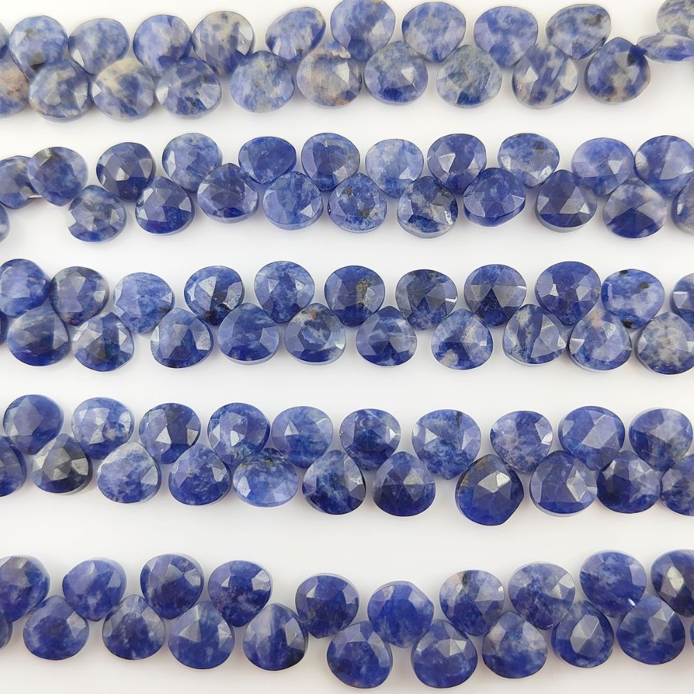 Natural Lapis Lazuli Heart Beads – Perfect for Sophisticated Jewelry Projects
