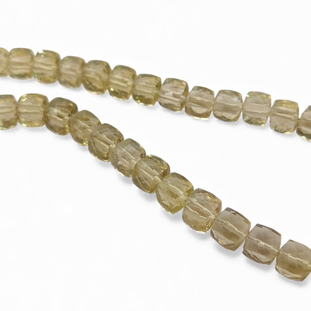 Lemon Quartz Natural Gemstone Beads for Handmade Jewelry, Faceted Yellow Beads for Bracelets & Necklaces – Selling Per Strand
