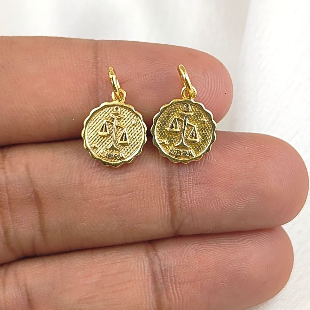 Antique Silver & Gold Plated Charm