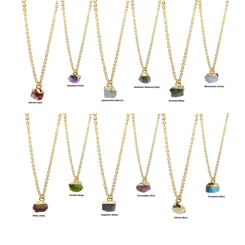 Handmade Pendant Jewelry available in Gold, Rose Gold, and Silver Plated options