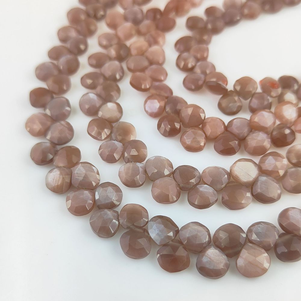 Natural Moonstone Beads – Beautiful Brown Gemstones for Custom Jewelry Design