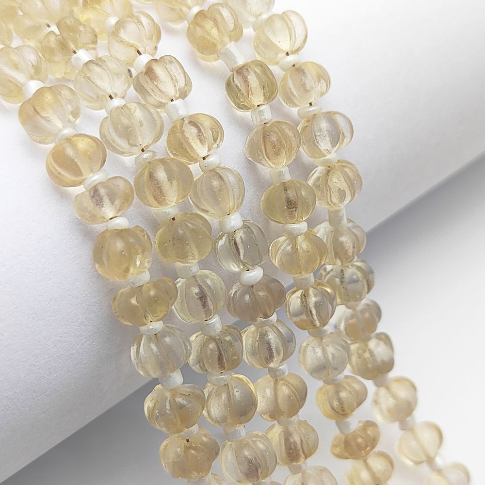 Natural Citrine Pumpkin Beads – Loose Gemstones for Jewelry Designers & Makers