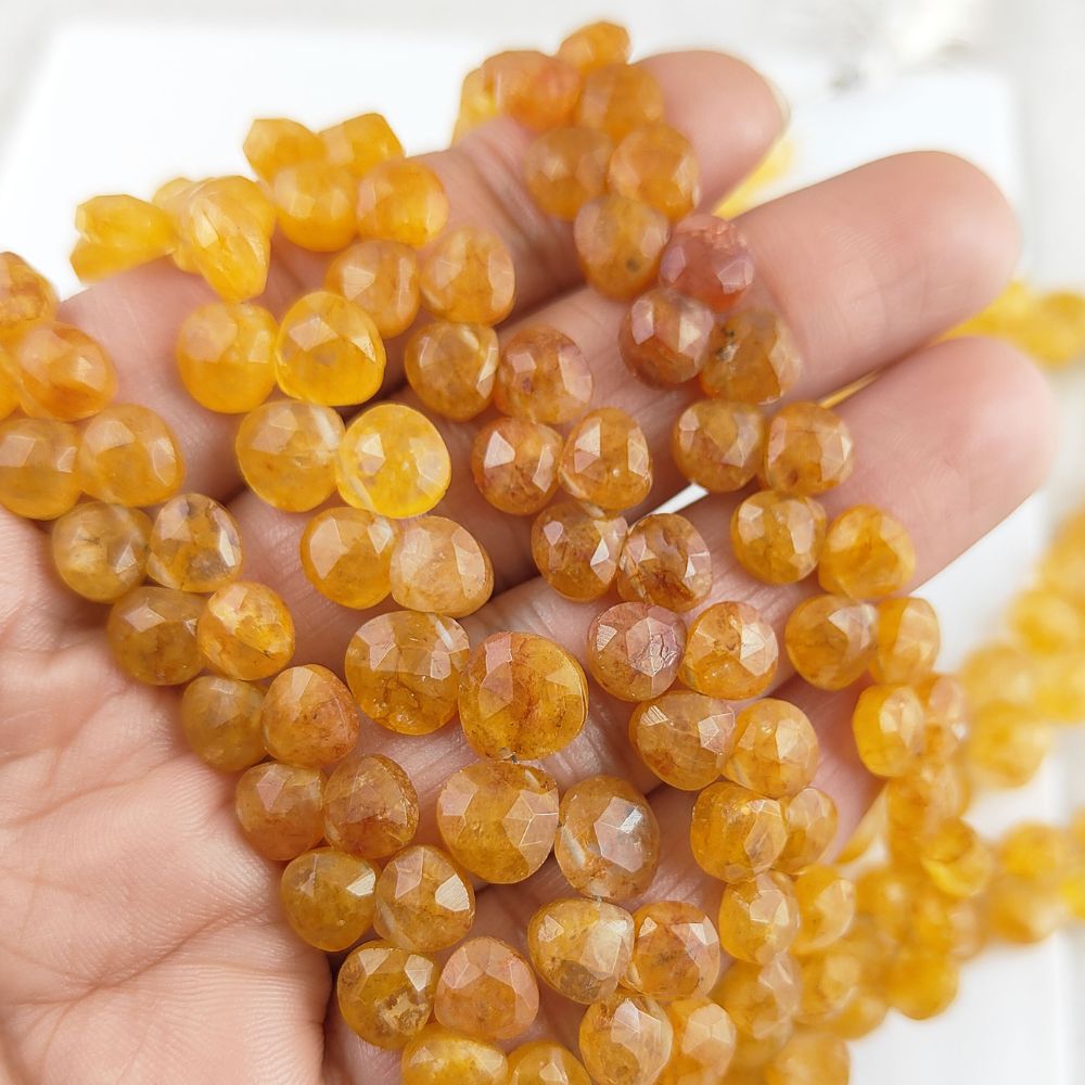 Create Stunning Jewelry with Yellow Aventurine Heart Beads
