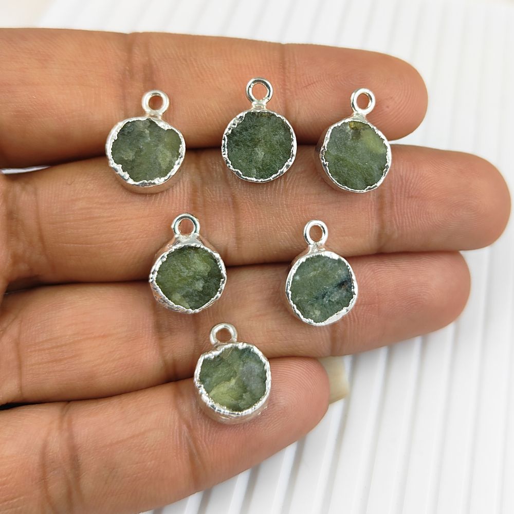 Natural Peridot Gold Plated Pendant Necklace