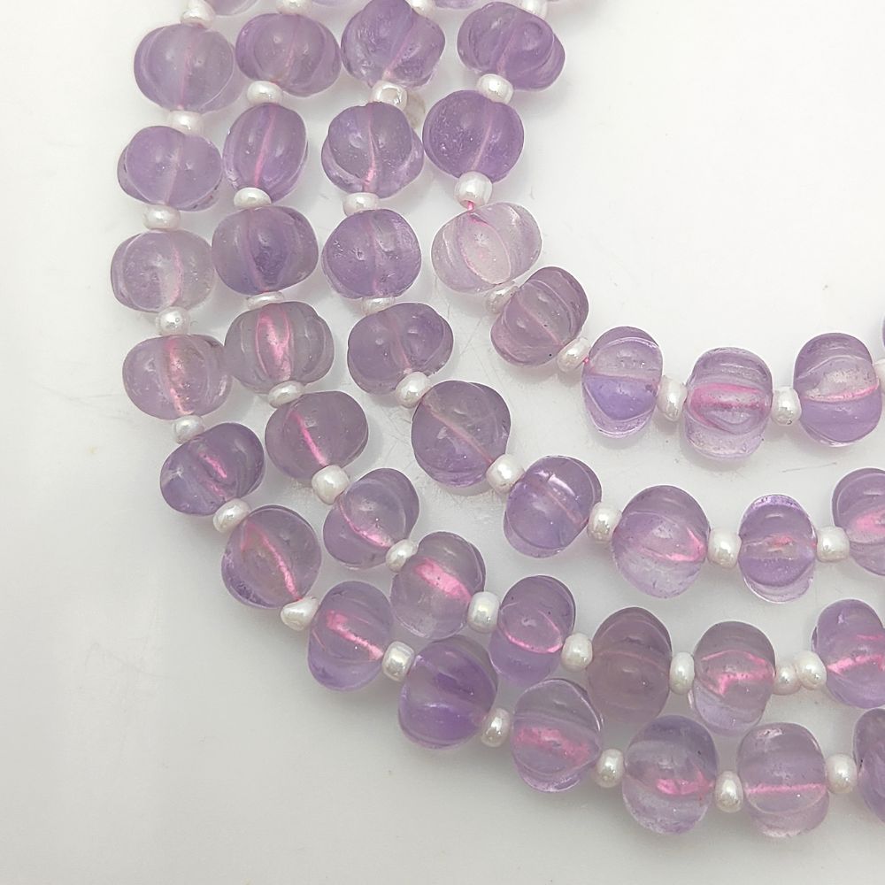 Pink Amethyst Pumpkin Beads – Gorgeous Natural Gemstones for Custom Jewelry Creations