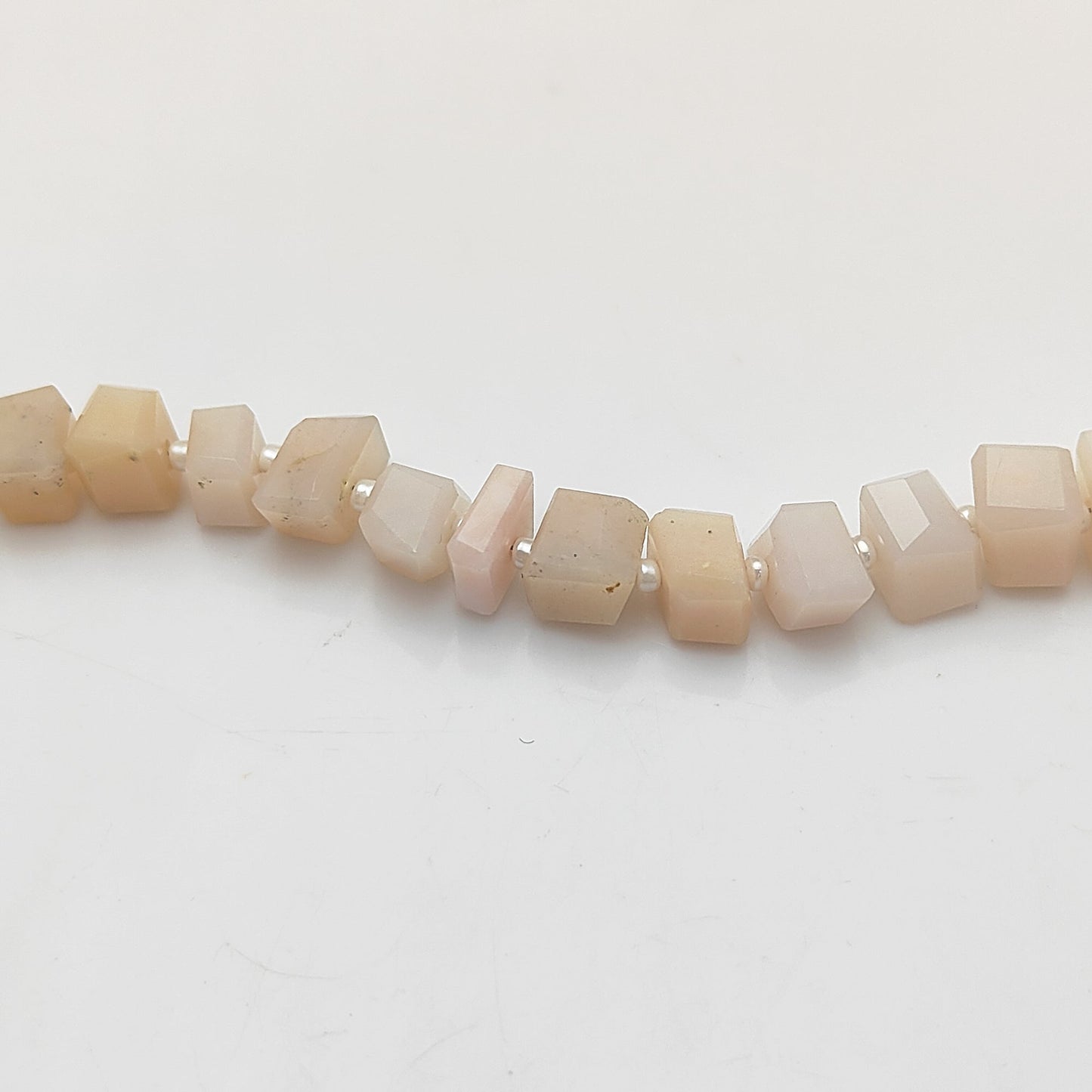 Delicate Pink Opal Beads – Natural Blush Nuggets for Jewelry Making