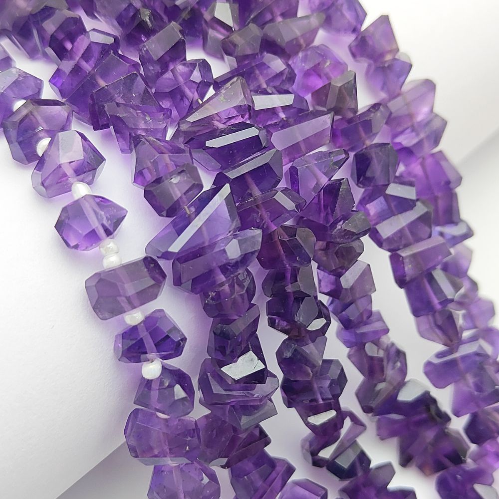 Vibrant Purple Gemstone Chips